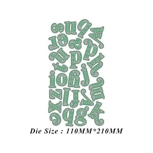 JMCRAFT 2021 New Lowercase English Letters #2 Metal Cutting Dies DIY Scrapbook Handmade Paper Craft Metal Steel Template Dies