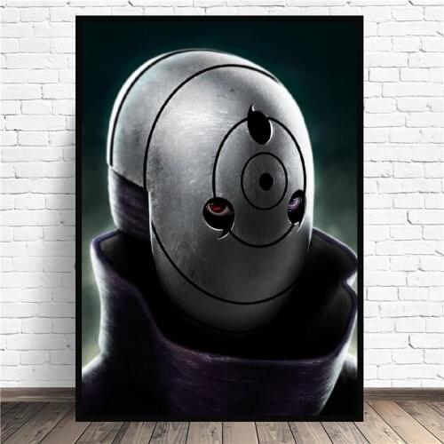 Obito Uchiha Canvas Painting Wall Anime Art Pictures Prints Home Decor Wall Poster Decoration For Living Room