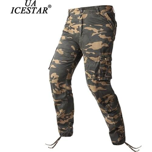 Men Camouflage Pants 2021 New Cotton Military Outdoor Tactics Trousers Brand High Quality Comfortable Cotton Cargo Pants Men