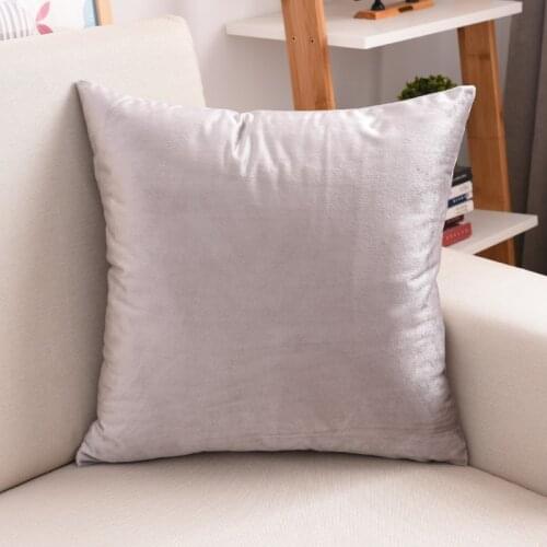 Soft Velvet Multi Sizes Cushion Cover Nordic Solid Color Simple Pillowcase Soft Home Office Decor Waist Pillow Case