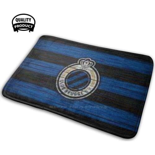 Club Brugge 3D Soft Non-Slip Mat Rug Carpet Cushion Match Goal Goalkeeper Soccer Field Players Football Club Brugge Brugge