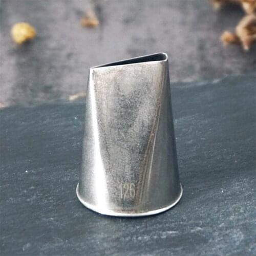 #126 Rose Petal Piping Nozzle Tip Korea Bean Paste Pastry Tools Icing Nozzles Cake Decorating Cupcake Baking Tools