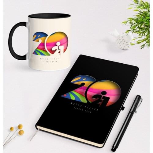 Personalized 2021 Happy birthday Black Notebook Pen and Mug Seti-11 Reliable Quality Cost-Effective New Year Fun Is