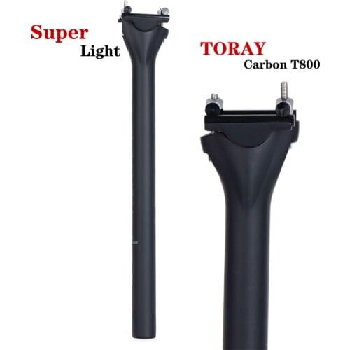 Fiber carbon Bicycle seatpost MTB/road bike seatpost UD matt 27.2/30.8/31.6mm Bicycle Parts