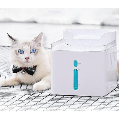 Cat Water Fountain Dog Drinking Bowl Pet USB Automatic Water Dispenser Super Quiet Drinker Auto Feeder 3L With Filters Sensor