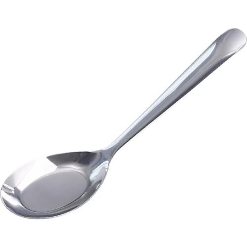 Portable Stainless Steel Long Handle Soup Spoon for Kitchen Home