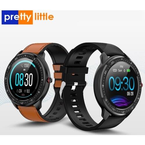 PZ06 Smart Watch Men Full Touch Full Round HD Screen SmartWatch Android IOS Support Heart Rate Health Tracker Sport Watchs