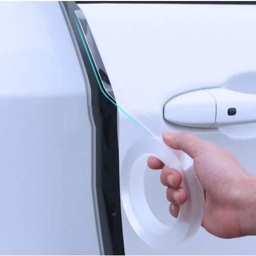 Universal Car Anti Collision Side Door Edge Guard Door Sill Scuff Plate Protection Sticker Strip For Toyota CHR Land Cruiser 200