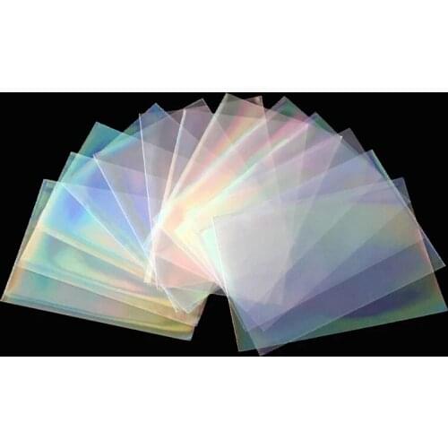 Ta-rot Super Card Protector For Board Games Cards Case Broken Gemstone Glass Flashing Card Film Card Sleeve G99D