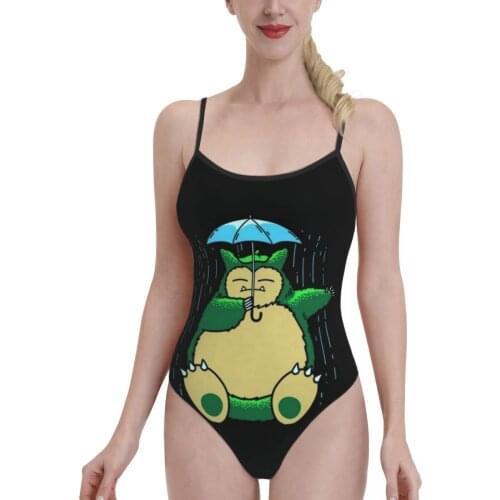 Women 2021 Exotic Bikinis Totoros Cat Women Swimsuit One-Piece swimsuit Anime Manga Chibi bathing suit SwimSuit For Women