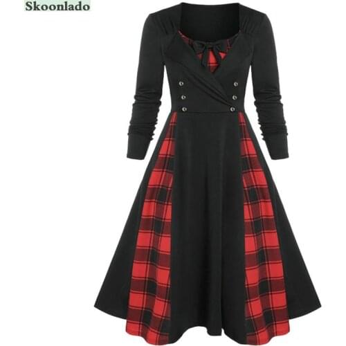 Newest fashion oversea famous brand design dress lady formal elegant dresses slim waist vintage style women clothes oversize