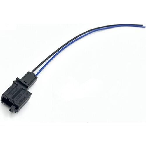 2 Pin Male Microphone Makeup Mirror Switch Tweeter Seat Belt Lock Atmosphere Light Connector Wire Pigtail For VW Audi 1J0973332