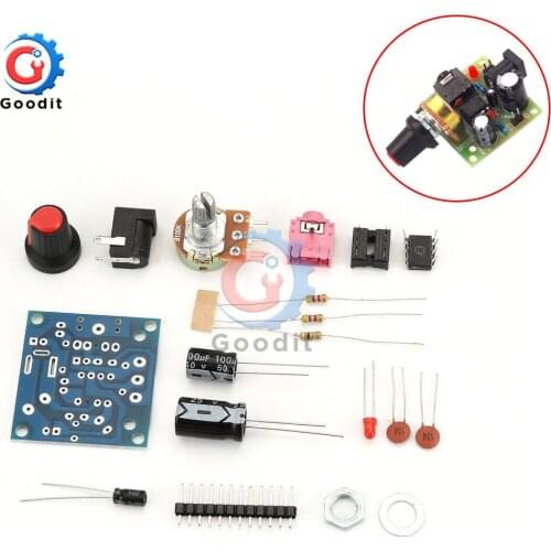 3V-12V LM386 Power Amplifier Board Kit Electronic DIY Kit Super Mini Audio Amplify Module Low Consumption Electricity Kits
