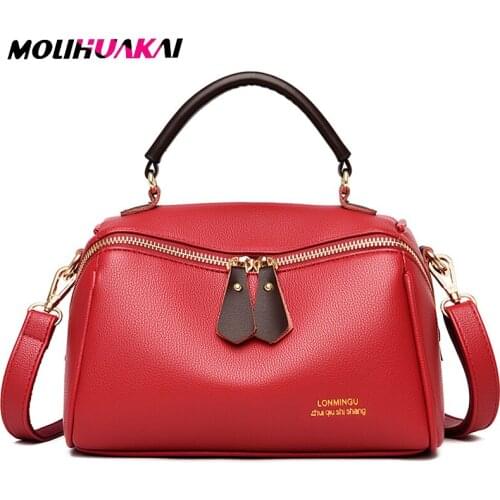 Elegant Ladies One-Shoulder Messenger Bag Womens Small PU Leather Casual Handbag Luxury Fashion Handbag Designer Female Wallet