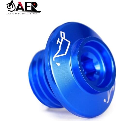 JAER CNC Engine Oil Filter Cup Plug Cover Screw for Honda CB600F HORNET CB650F CB125F CB300F CB500F CBF600 CB500X CB1000R CB1100