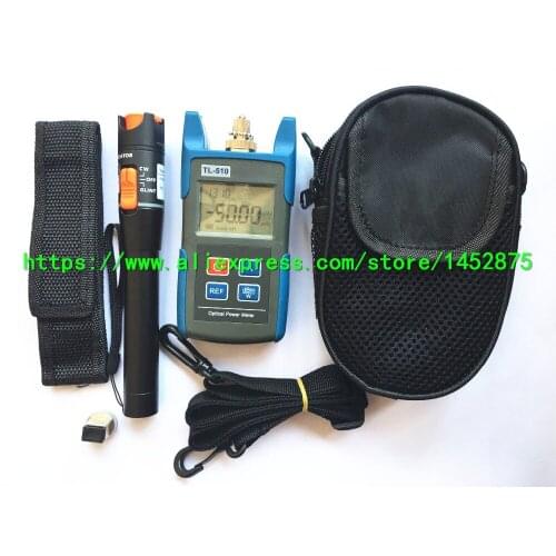 10mW Visual Fault Locator Fiber Optic Cable Tester + TL510C Optical Power Meter
