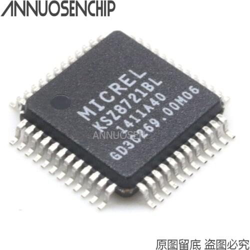 10PCS KSZ8721BL KSZ8721 KSZ8721BL-TR LQFP48 100% new original and in stock IC chip