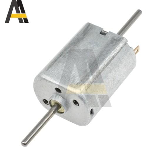 13500RPM Hobby Motor 12-24V High Speed Double Shaft Dual Axis Micro Mini Electric 030 Motor for DIY Toy Car Robot