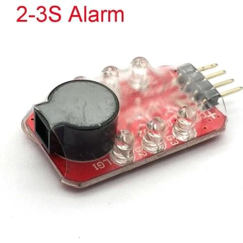 2-3S BB low voltage alarm buzzer electric display Lithium battery electric quantity Single horn