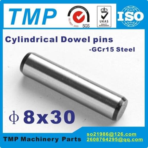 2 pieces/Lot 8x30mm Locating Pins/Dowel pins/8mm Cylindrical position pins-TLANMP Material:Steel GCr15