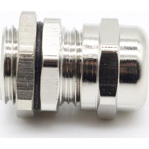 3 Pcs Stainless Steel PG7 3.0-6.5mm Waterproof Connector Cable Gland