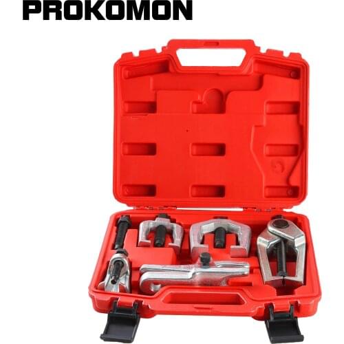 5 Pc Ball Joint Separator Tie Rod End Kit Pitman Arm Puller Auto Tool Set Remover