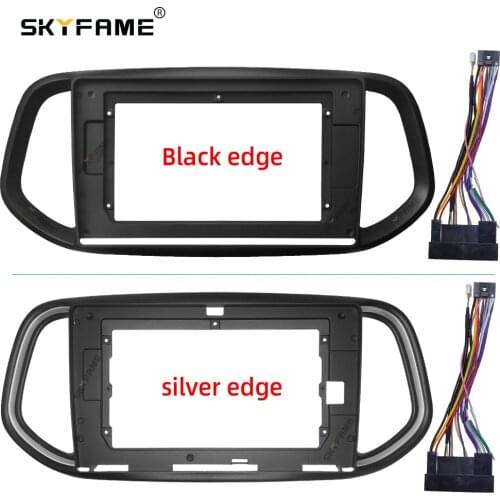 SKYFAME Car Frame Cable For KIA KX3 2014-2018 Screen Dask Kit Fascia Frame