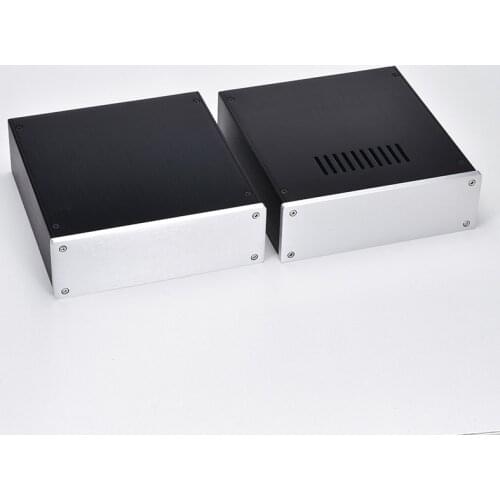 BZ2207 Aluminum Case DIY Short Size 215*228*70MM Power Amplifer Supply Case AMP Preamplifier Chassis Wire Drawing