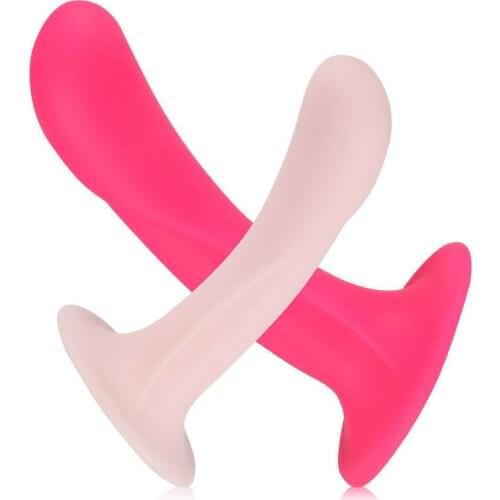 Anal Plug Simulation Penis Massage Stick with Suction Cup G Spot Massage Stimulates Masturbation Sex Toys for Women and Men