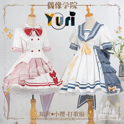 Anime Card Captor Sakura Tomoyo Daidouji Kinomoto Sakura Cos Song Suit JK Lolita Clothes Clothing Costume Cosplay Women’s Wear C