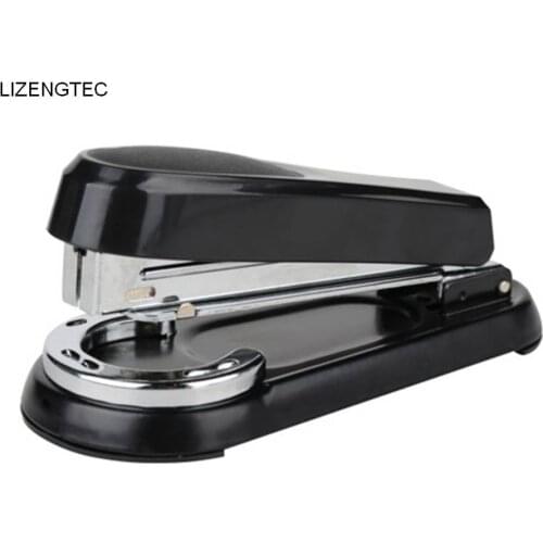 Free Shipping LIZENGTEC New Rotating Binding Stapler Machine For School Office Factory Supplies
