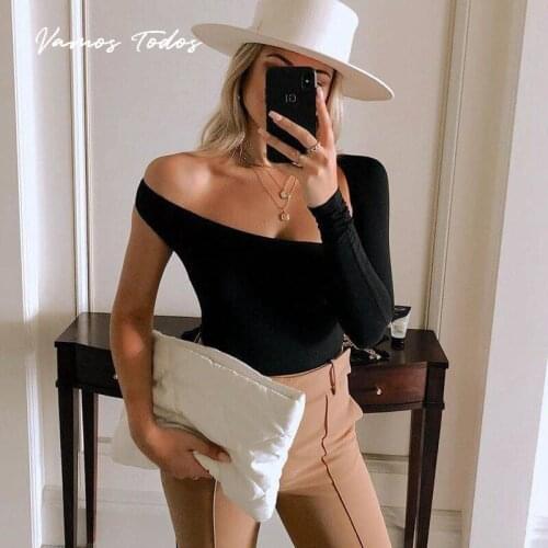 Backless Bodies for Women Long Sleeve Bodysuit Women Bottoming Overalls Top Womens Sexy Bodysuit Irregular Overalls for Women