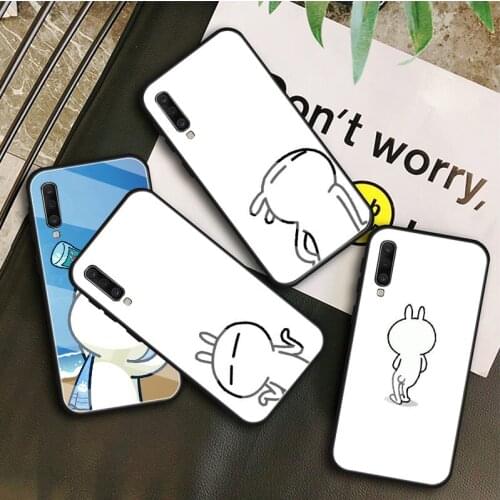 Tuzki Tempered Glass Case For Samsung Galaxy A 10S 10E 20S 20E 30S 40 50S 60 70 80 90 6 7 8 Shell