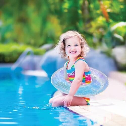 Childrens Swimming Ring Baby Toddler Children Summer Float Swimming Ring Pool Swimming Inflatable Toys Pool Accessories