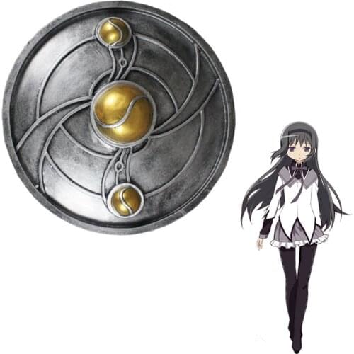 Hot Anime Puella Magi Madoka Magica Akemi Homura Cosplay Prop Weapon Shield Halloween Fancy Party