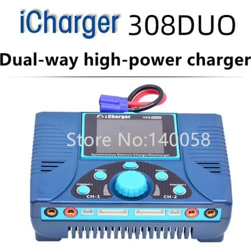Icharger 308Duo 1300W 8S High-Power Model Vliegtuig Oplader 406 4010 Plant Bescherming