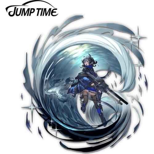 JumpTime 13 x 11.5cm Arknights Glaucus Elite 2 Anime Waifu Car Stickers Personality Air Conditioner Decal Bumper Car Styling