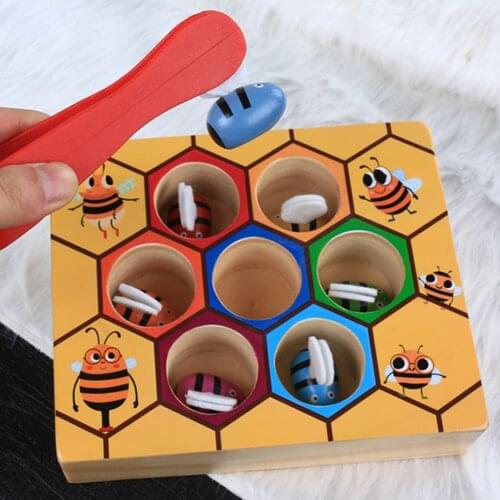 Classic Educational Assemble Toys Puzzle Baby Early Educational Toy Montessori Education Color Cognitive Kid Toys