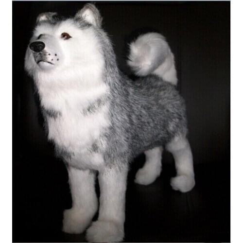 Lovely standing husky toy simulation husky dog doll birthday gift about 30cm 1830