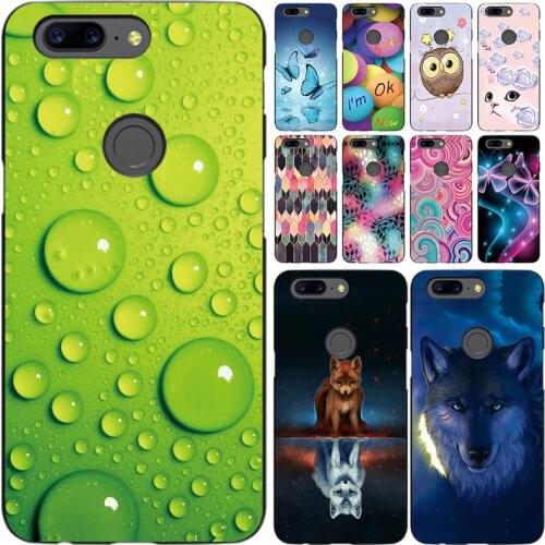 Soft Phone Case for Oneplus 5T 5 T A5010 Cases Panda Funda Colorful Flower Silicone TPU Back Cover Shell