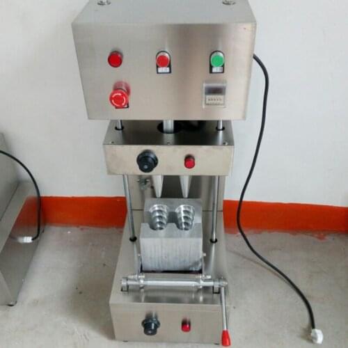 Stainless Steel Pizza Cone Forming Machine110V 220V Two Spiral Pizza Cone Machine Pizza Maker