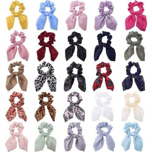 New Women Spring Summer Headband Vintage Knot Elastic Hair Bands Soft Solid Girls Hairband Hair Accessories Wholesale