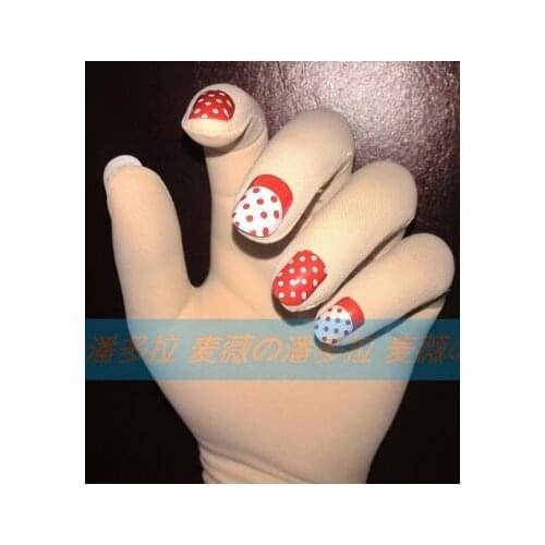 Luxury Customized Kigurumi Skin Zentai Gloves With Nail