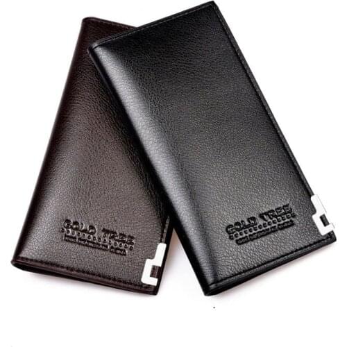 Luxury Men Wallets Long Men Purse Wallet Male Clutch Leather vintage Wallet Men Business Male Wallet Coin bag