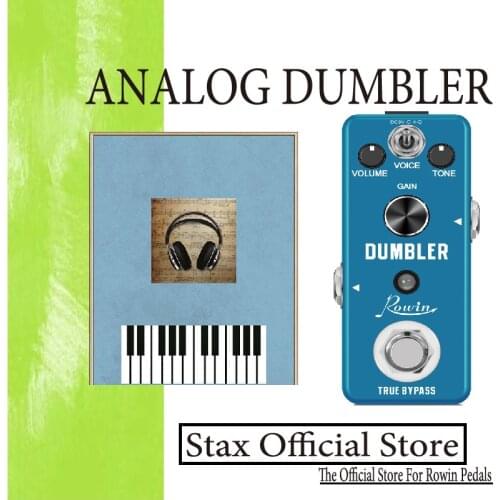 ROWIN LEF-315 Guitar Dumbler Pedal Effect Sound Ranging From a Tasty Light Overdrive To a Juicy Medium Low Distortion