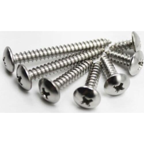 M4.2 Phillips Screw Truss Head Self-Tapping Screws Machine Stainless Steel Bolts Length 13mm-50mm