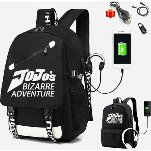 IMIDO Luminous Letter Backpacks for School Students Usb Charging Travel Bags Teenagers Fashion Large Capacity Shoulders Backpack