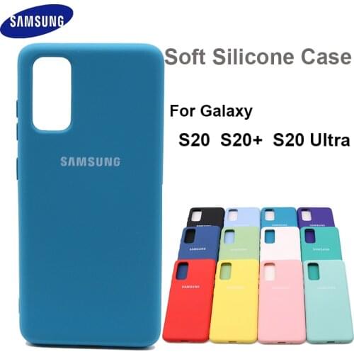 S20 Ultra Case for Samsung Galaxy S20 S20 plus Silky Silicone Cover High Quality Soft-Touch Back Protective Galaxy S20+ s20 plus