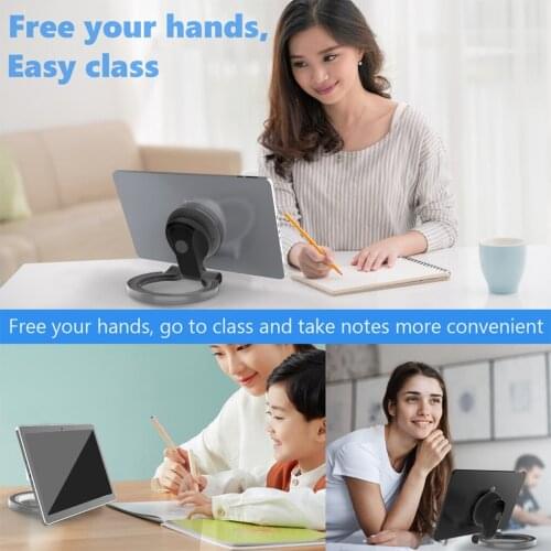 Smart Tablet Holder Mobile Phone Wall Mounted Bracket 2 in 1 Stand for Reading Drawing Working