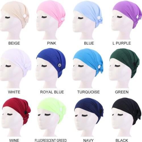 Ears Protection Headband With Button Hair Caps Wearing Masks Hair Accessories For Women Girls Bandana Outdoor Hair Styling Tool